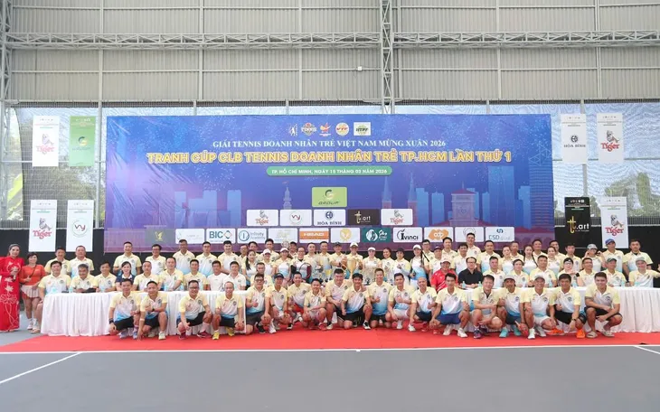 Hơn 100 VĐV tham gia Giải tennis doanh nhân trẻ mừng Xuân 2026