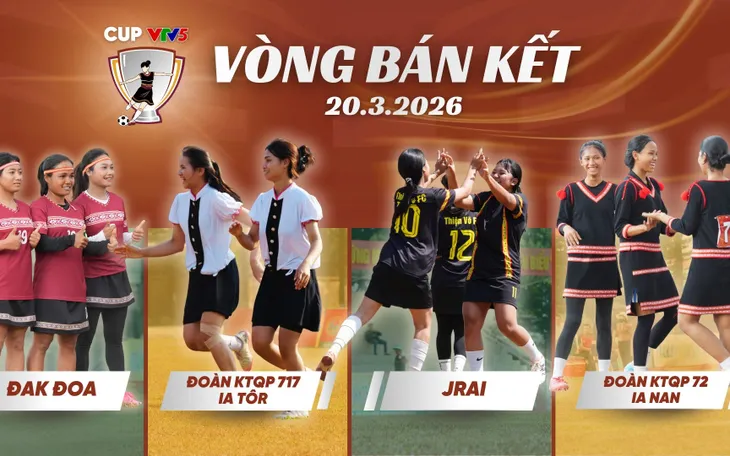 Vòng bảng giải bóng đá nữ các dân tộc thiểu số Cúp VTV5 2026 chính thức khép lại bằng loạt trận hấp dẫn