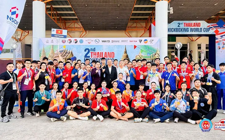 Việt Nam xếp hạng 3 chung cuộc ở Giải Kickboxing World Cup 2026