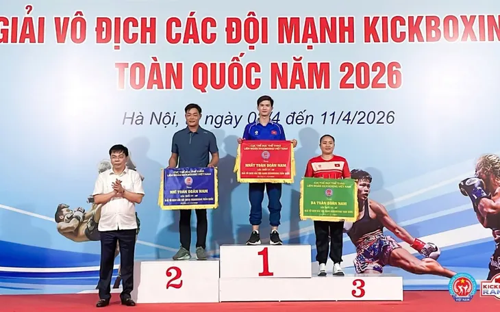 Hà Nội áp đảo tại Giải vô địch các đội mạnh Kickboxing toàn quốc 2026