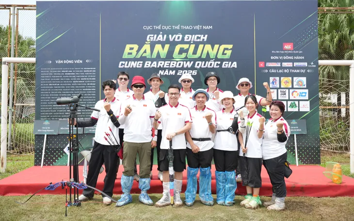 Giải vô địch Bắn cung Barebow và Cự ly quốc gia 2026 quy tụ các xạ thủ hàng đầu