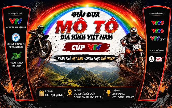 Giải đua Mô tô địa hình Việt Nam - Cúp VTV 2026 hứa hẹn nhiều điểm nhấn mới