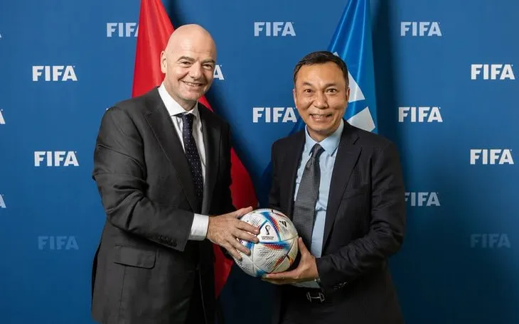 Chủ tịch FIFA Gianni Infantino dự khán trận chung kết ASEAN Cup 2026 tại sân Mỹ Đình