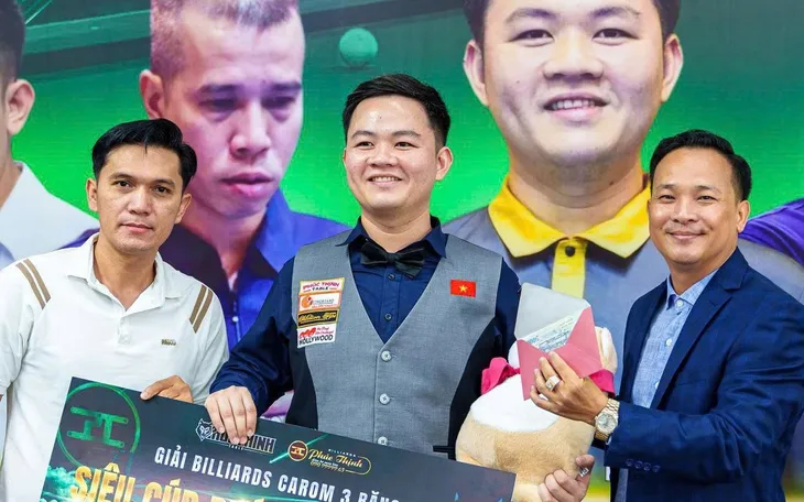 Bao Phương Vinh từ nhánh thua đến ngôi vô địch Siêu Cup Billiards 2026