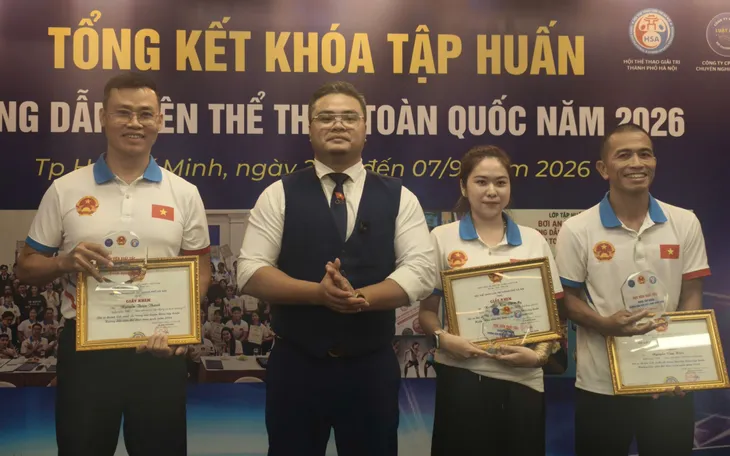 Gần 600 học viên nhận chứng chỉ hướng dẫn viên thể thao quốc gia năm 2026