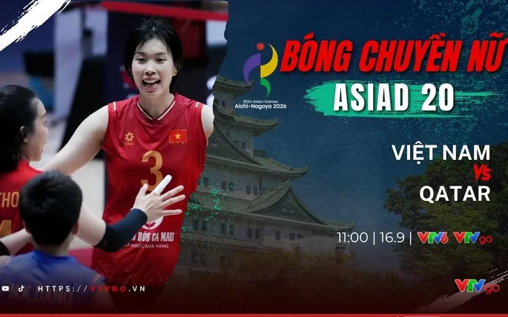 Bóng chuyền nữ Việt Nam ra quân ASIAD 2026