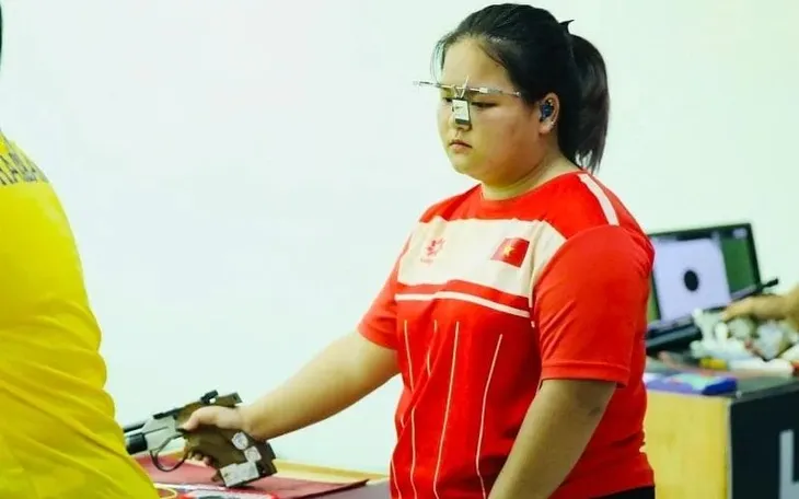 Thùy Trang xếp hạng 6 chung kết 10m súng ngắn hơi nữ ASIAD 20