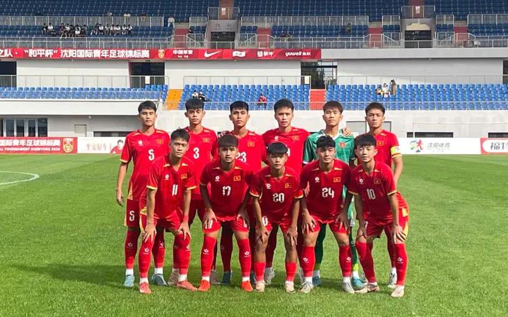 U16 Việt Nam thể hiện tinh thần tích cực trong trận ra quân CFA Team China 2026