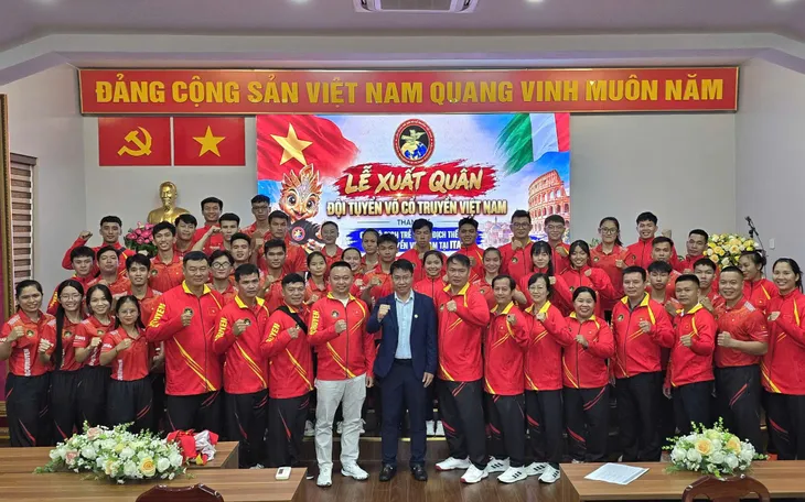 Đoàn Việt Nam xuất quân dự Giải Vô địch Thế giới Võ cổ truyền Việt Nam