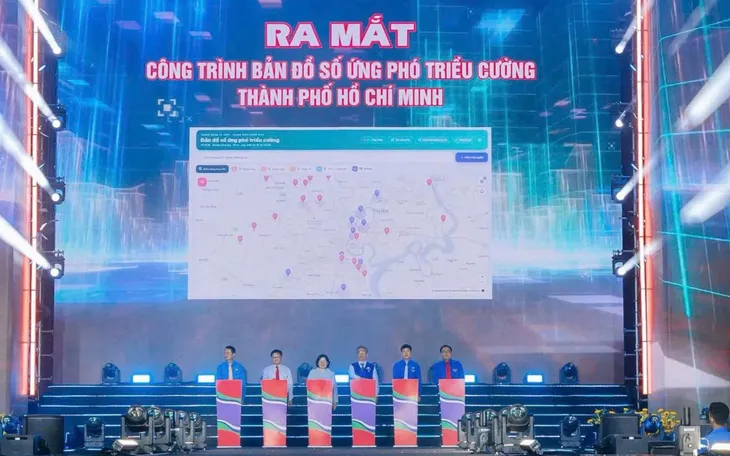 TP Hồ Chí Minh ra mắt bản đồ số cảnh báo điểm ngập
