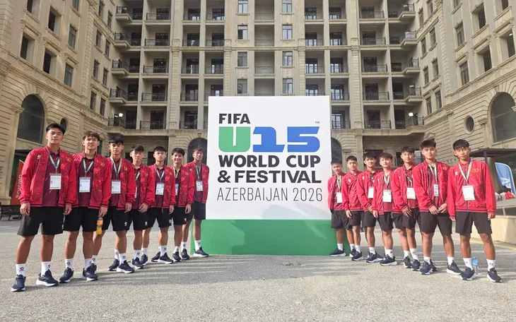 ĐT U15 Việt Nam sẵn sàng bước vào FIFA U-15 World Cup & Festival 2026