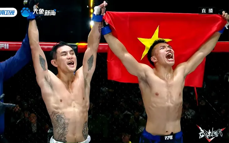 Hai võ sĩ Việt Nam giành chiến thắng tại sự kiện MMA YFU 97 ở Trung Quốc