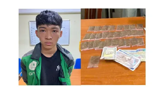 Đóng giả xe ôm công nghệ đi bán ma túy