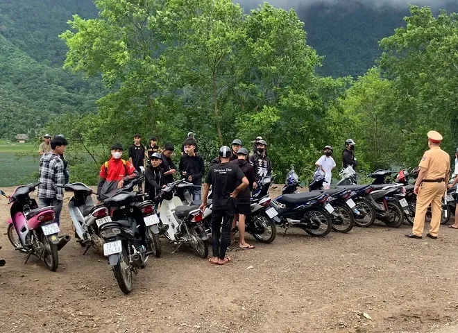 Công an Hà Giang thông tin vụ hàng chục "quái xế" gặp mặt ngày 2/9