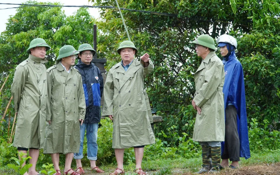 Thái Bình khẩn trương di dời người dân vùng nguy cơ ngập