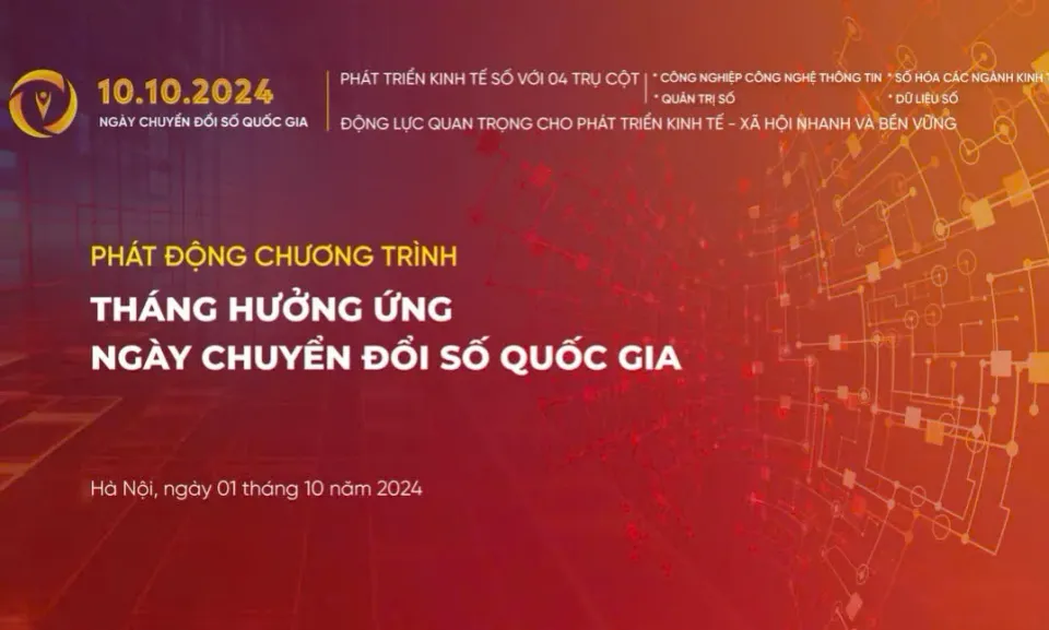 Công bố bộ nhận diện Ngày Chuyển đổi số quốc gia năm 2024