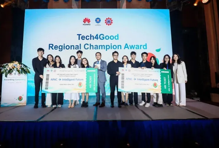 Sinh viên Việt Nam giành giải Nhất cuộc thi Tech4Good khu vực châu Á - Thái Bình Dương