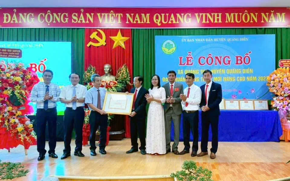 Thừa Thiên Huế: Có xã đầu tiên đạt chuẩn nông thôn mới nâng cao