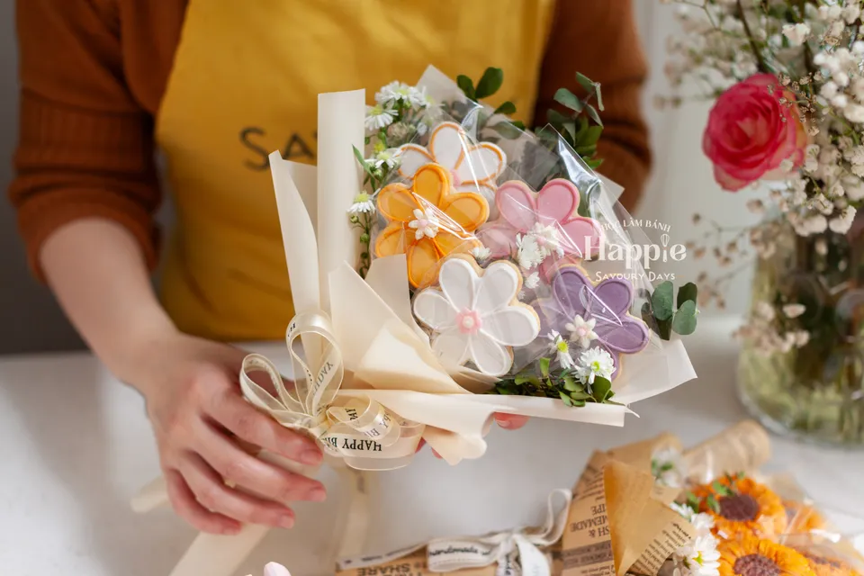 'Hoa ăn được' - món quà thú vị cho phái đẹp ngày 8/3 chỉ với 25k