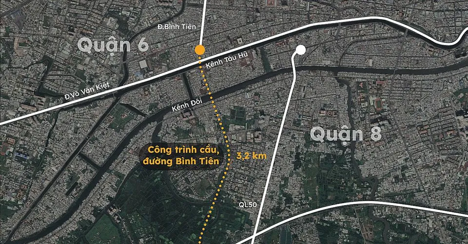 Đẩy nhanh tiến độ dự án cầu đường Bình Tiên, TP Hồ Chí Minh