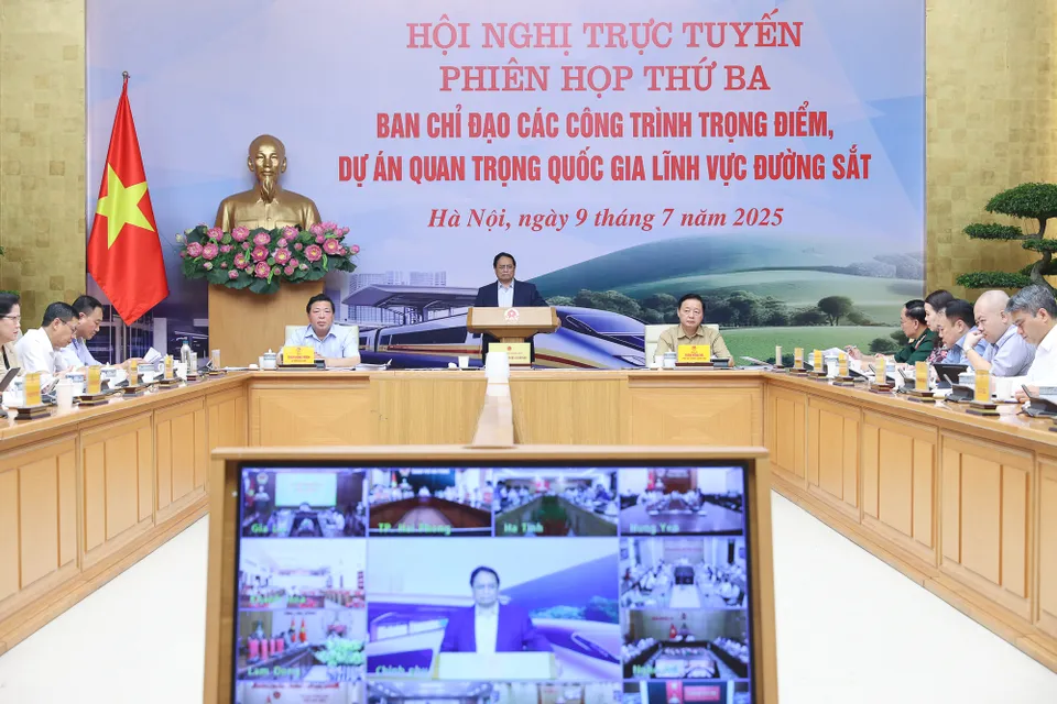 Thủ tướng chủ trì hội nghị về các dự án đường sắt trọng điểm