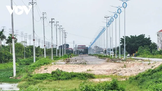 Thiếu mặt bằng, dự án đường trăm tỷ qua KCN ở Bắc Ninh chậm tiến độ