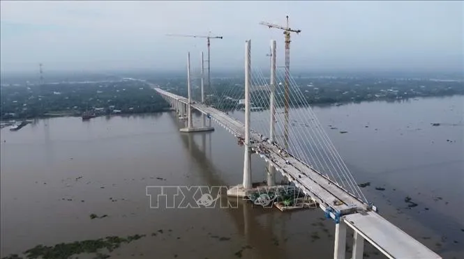 Đồng Tháp: Hoàn thành dự án cầu Rạch Miễu 2