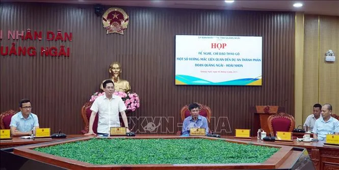 Gỡ vướng cho cao tốc đoạn Quảng Ngãi - Hoài Nhơn