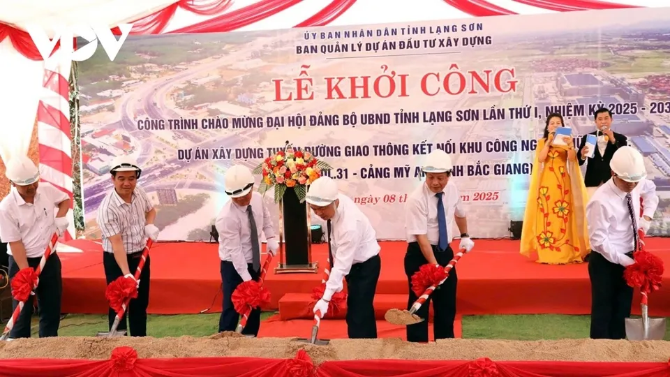 Khởi công dự án giao thông kết nối liên vùng gần 150 tỷ đồng ở Lạng Sơn