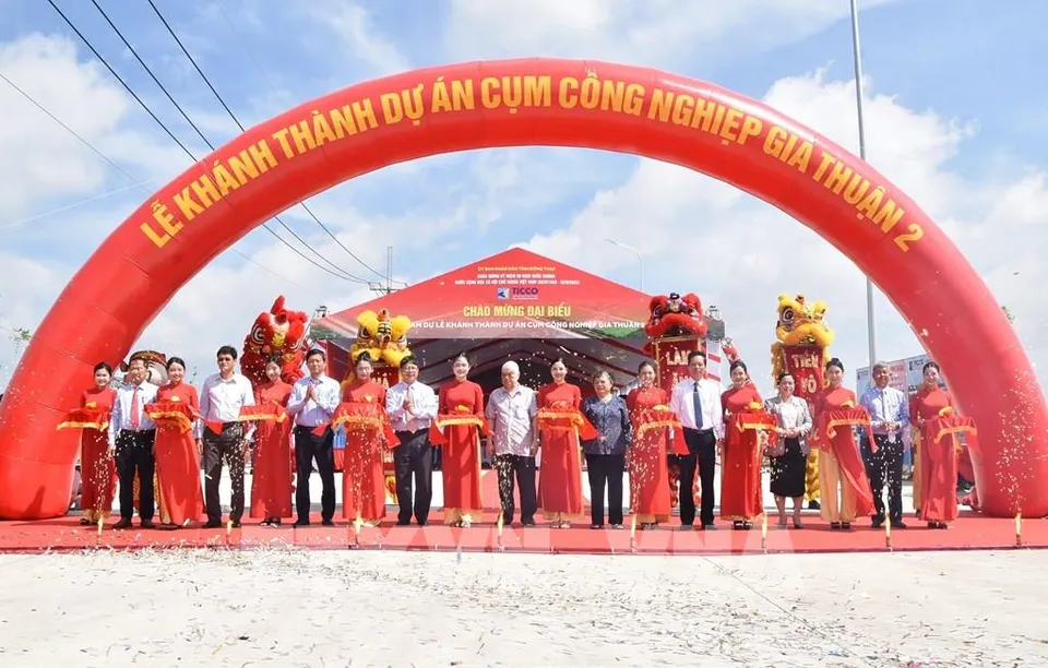 Đồng Tháp khánh thành cụm công nghiệp ven biển gần 400 tỷ đồng