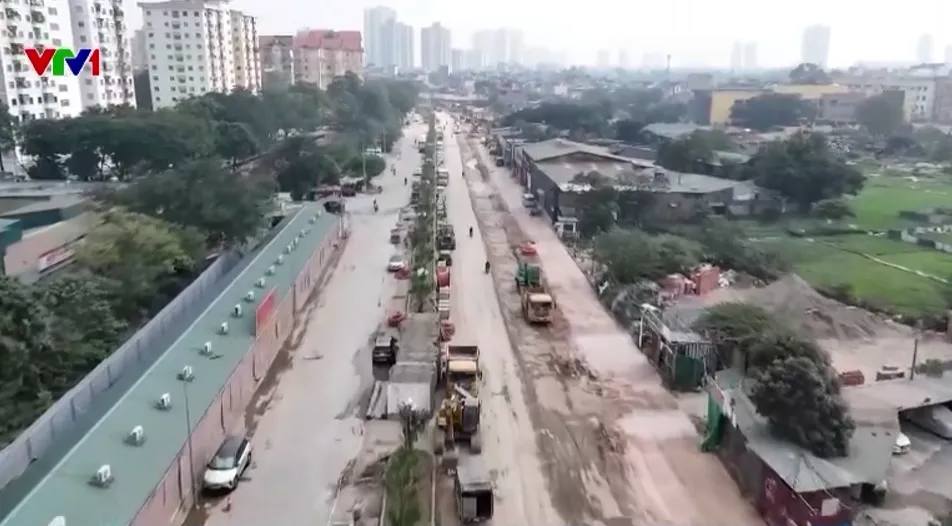 Vành đai 2,5 đoạn Đầm Hồng – quốc lộ 1A cơ bản xong mặt bằng