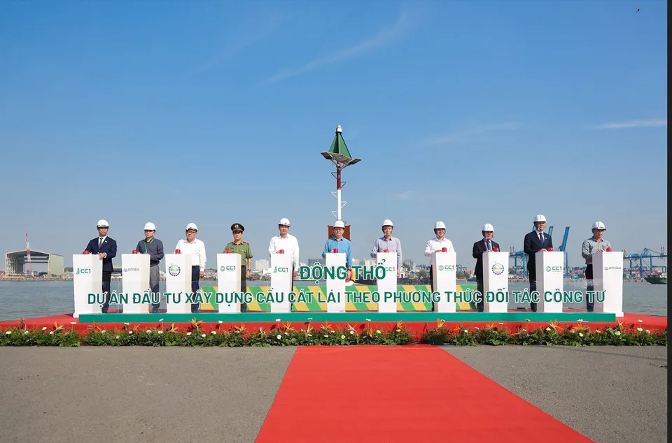 Động thổ cầu Cát Lái và cầu Long Hưng : Tạo động lực phát triển cho vùng kinh tế trọng điểm phía Nam