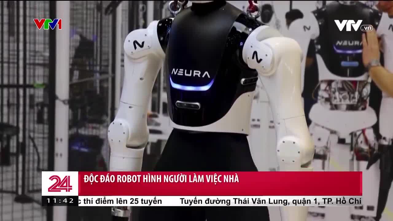 Độc đáo robot hình người hỗ trợ làm việc nhà - Video đã phát trên VTV ...