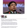 German news agency apologizes to Vietnam defense minister for false death report