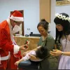 Christmas celebration for child patients