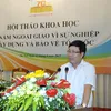 Workshop highlights Vietnam’s diplomacy in national construction