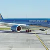 Vietnam Airlines' A350 takes off