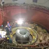 Rotor installed in Lai Chau hydro power plant