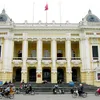 Culture ministry vows to bring back original color to Hanoi opera house amid backlash