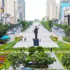 Revolutionary efforts depicted along Nguyen Hue Walkway