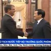 Vietnamese leaders receive US Defence Secretary