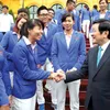 President lauds athletic feats