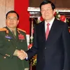 Vietnam, Laos applaud defence ties