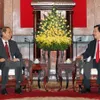 State President greets Lao Presidential Official