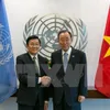 Vietnamese President Truong Tan Sang meets leaders at UN Summit