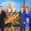 Politburo member Le Hong Anh attends Laos’s 40th anniversary