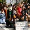 Protesters march near NFL game after release of Charlotte shooting video