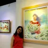 3D flower painting exhibition kicks off in Hanoi