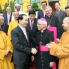 State President meets religious dignitaries