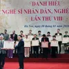 Prestigious art awards announced in Hanoi